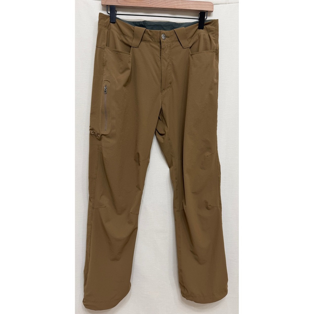 Outdoor Research Ferrosi Hiking Pants Mens 30x28 Khaki Greenish Brown Quick Dry